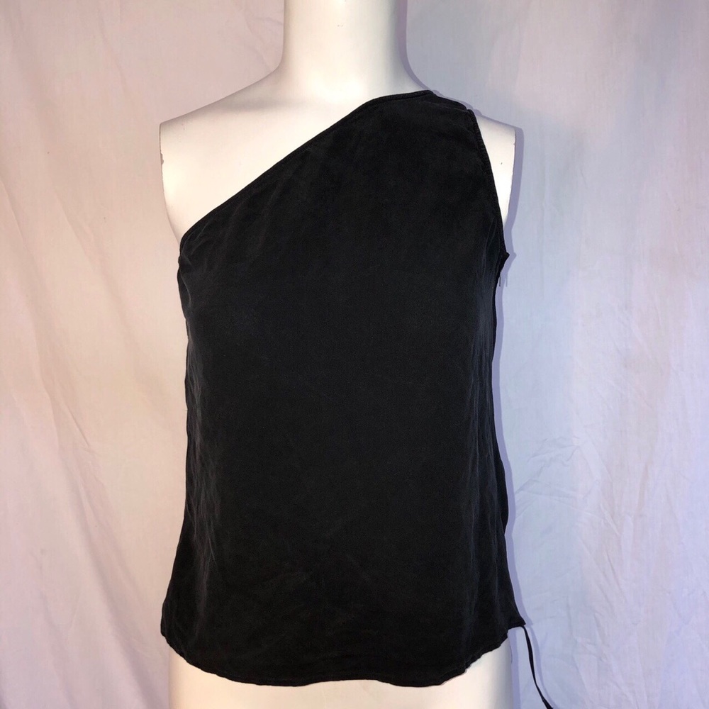 100% Silk Chloé Paris Top - One shoulder